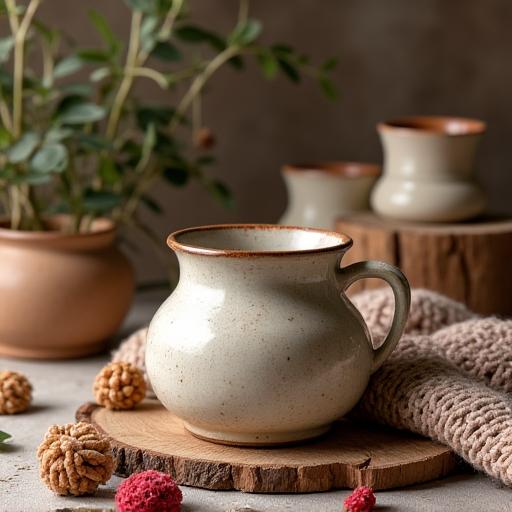 Mise en scène créative pour produit artisanal