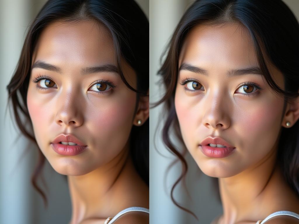 Exemple de retouche photo professionnelle avant/après